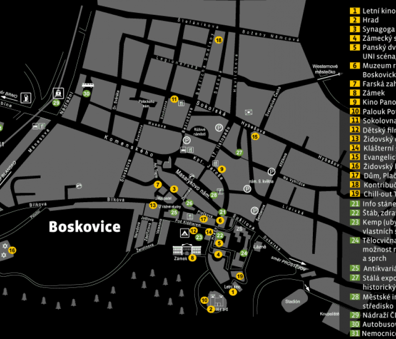 Festivalová Mapa Boskovice 2023